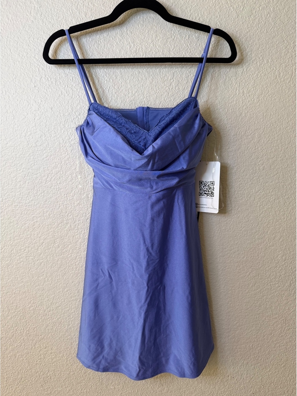 Juniors Medium Emerald Sundae spaghetti Strap Homecoming Dress